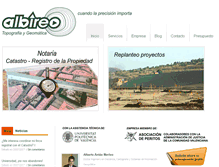 Tablet Screenshot of albireotopografia.es